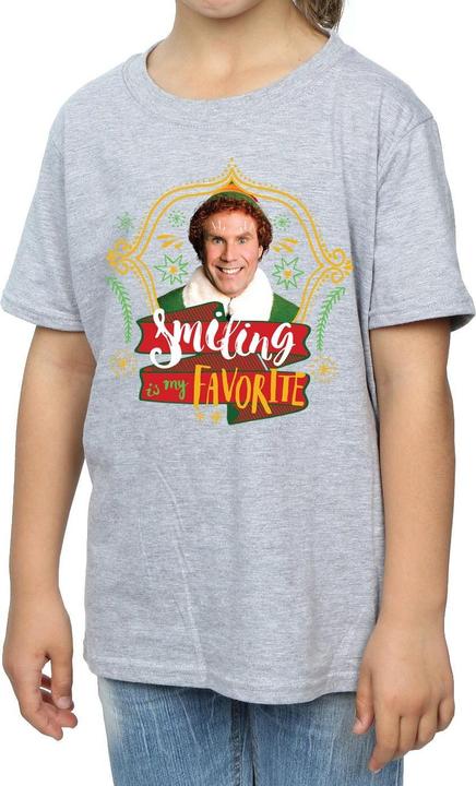 Actual product image Elf Girls Buddy Smiling Cotton T-Shirt (128)