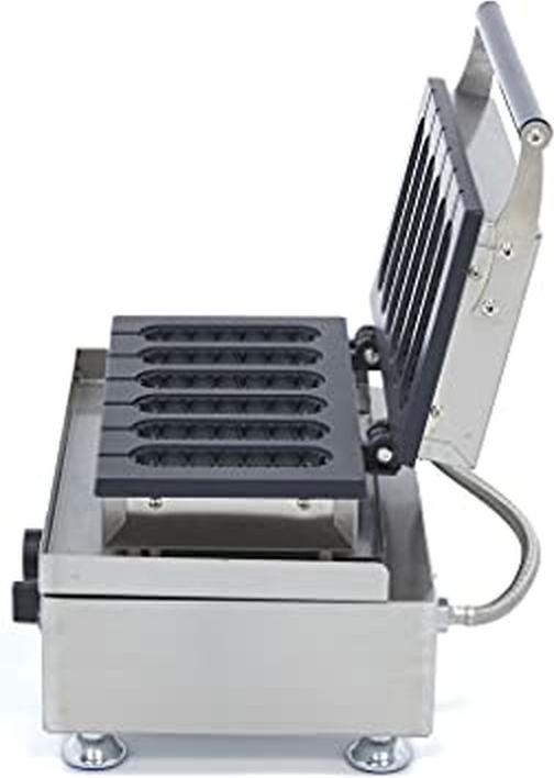 Maxima Waffle Iron 6 Pieces Corndog Ribbed