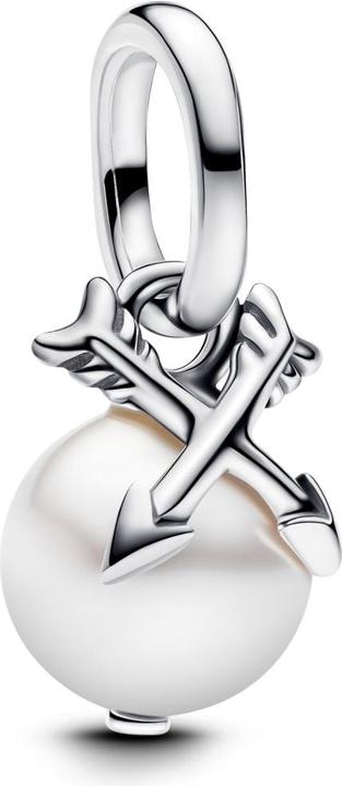 Produktbild Pandora Pearl & Arrows Mini Dangle Charm (Silber 925, Sterlingsilber)