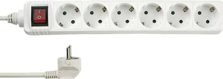 Actual product image REV Table socket outlet 6-fold 1.4 m with switch (6x, CEE 7/3, 1.40 m)