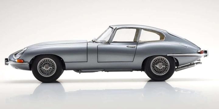 Produktbild Kyosho Sportwagen Jaguar E-Type 3.8 l Coupe MK1, Gun Metal 1:18