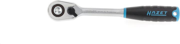 Actual product image HAZET HiPer fine-tooth reversible ratchet ∙ safety locking 8816HPS ∙ Square, solid 10 mm (3/8 inch)… (3/8")