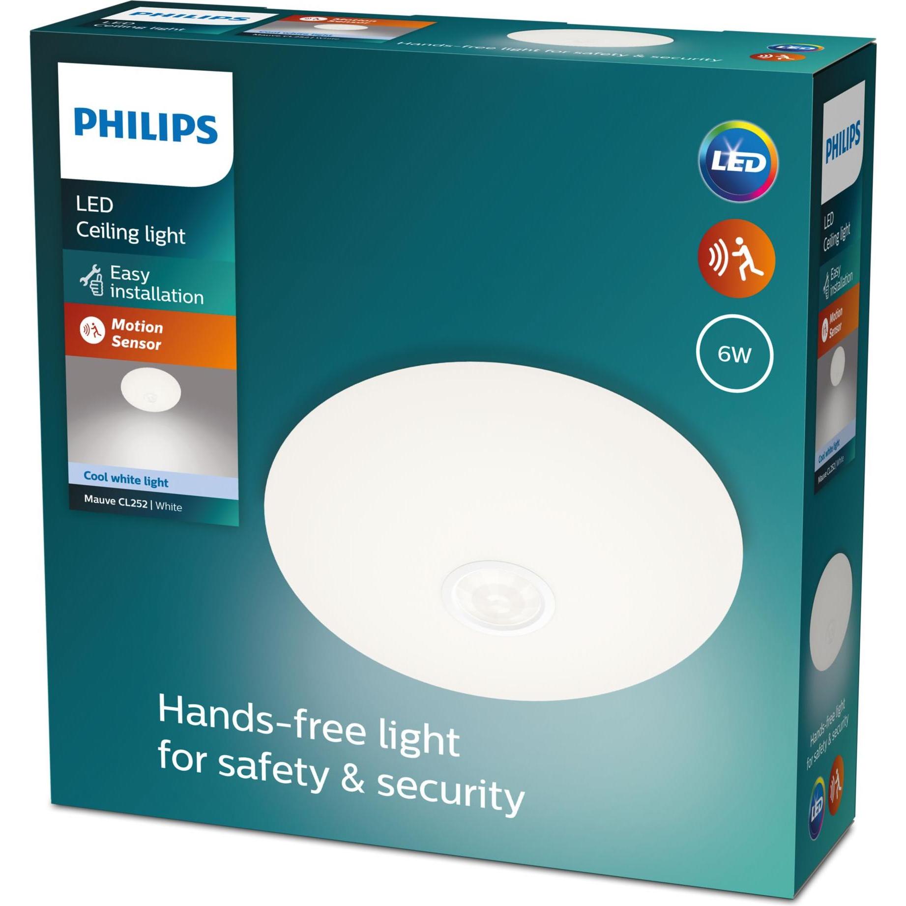 Thumbnail - Philips, Wandleuchte + Deckenleuchte, Mauve (640 lm)
