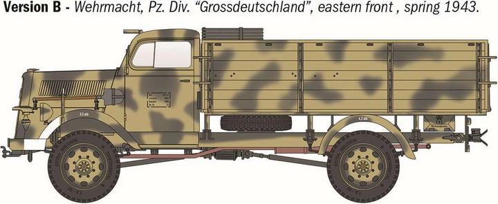 Productafbeelding Italeri 1:35 Sd.Kfz. 305 Opel Blitz Typ A 4x4