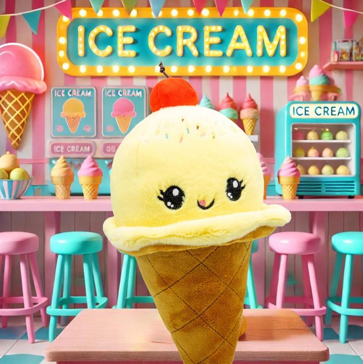 Productafbeelding Joy-Toy cono gelato peluche 13x13x30 cm (30 cm)