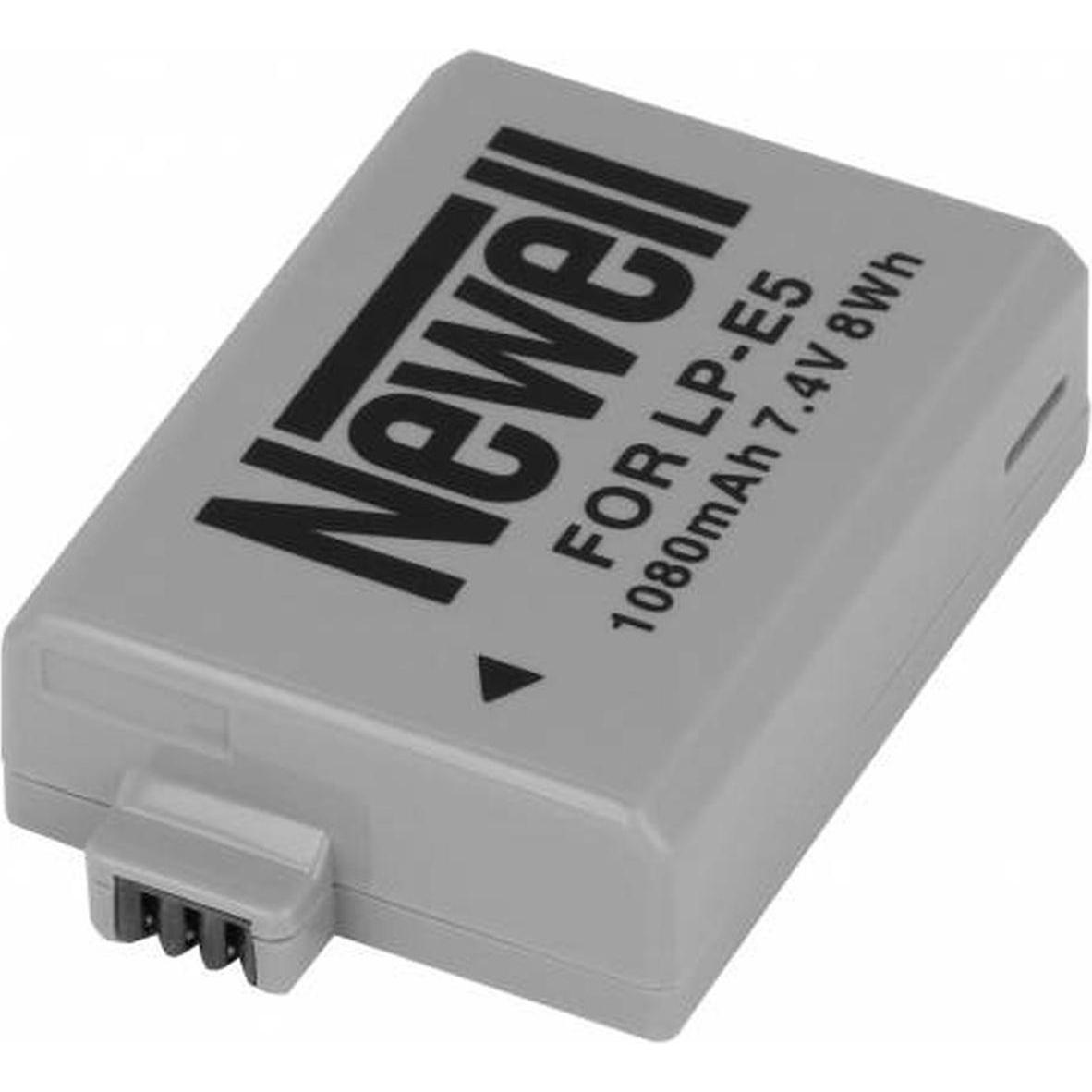Newell Batteria di ricambio LP-E5 (Batteria della fotocamera), Alimentatore fotocamera