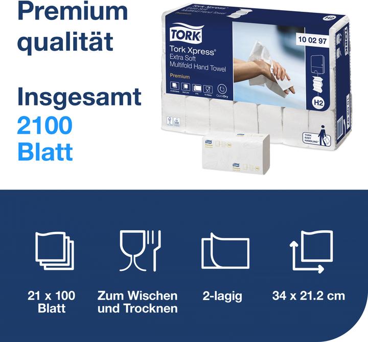 Productafbeelding Tork Papierhandtücher (21 x)