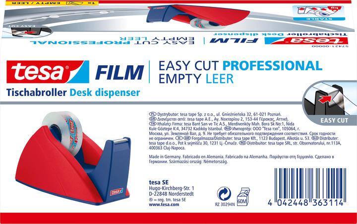 Immagine prodotto tesa Dispenser da tavolo tesafilm EASY CUT - Dispenser di nastri per rotoli fino a 33 m x 19 mm