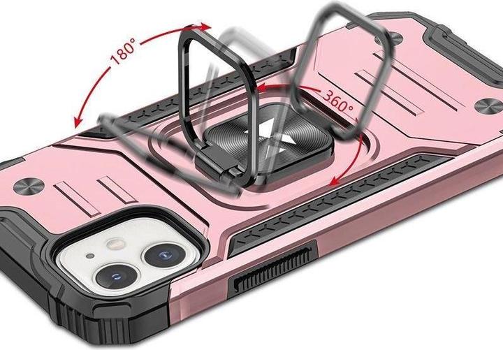 Immagine prodotto Wozinsky Custodia Ring Armor per iPhone 14 cover blindata supporto magnetico anello oro (Apple iPhone 14)