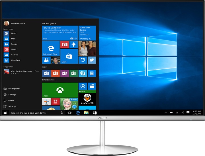 ASUS Zen AiO ZN242IFGK-CA059T (Intel Core i7-7700HQ, 32 GB, 512 GB, GeForce GTX 1050)