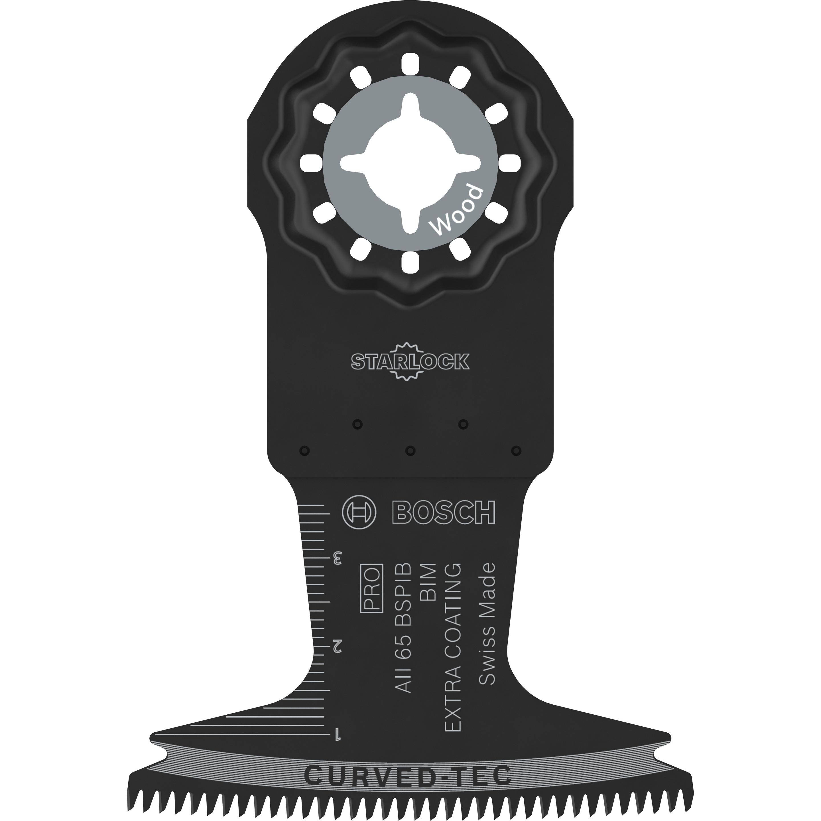 Bosch Professional Zubehör, Sägeblatt, PRO AII 65 BSPIB Blatt für Multifunktionswerkzeuge, 65 x 40 mm