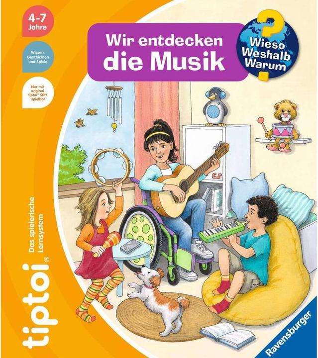 Image du produit tiptoi Wieso? Weshalb? Warum? Wir entdecken die Musik (Allemand, Guido Wandrey, Inca Frison Inca, 2023)