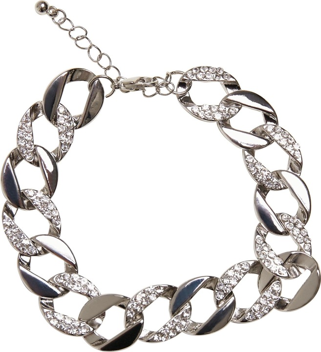Produktbild Urban Classics Basic Diamond Necklace And Bracelet Set (100% Zink)