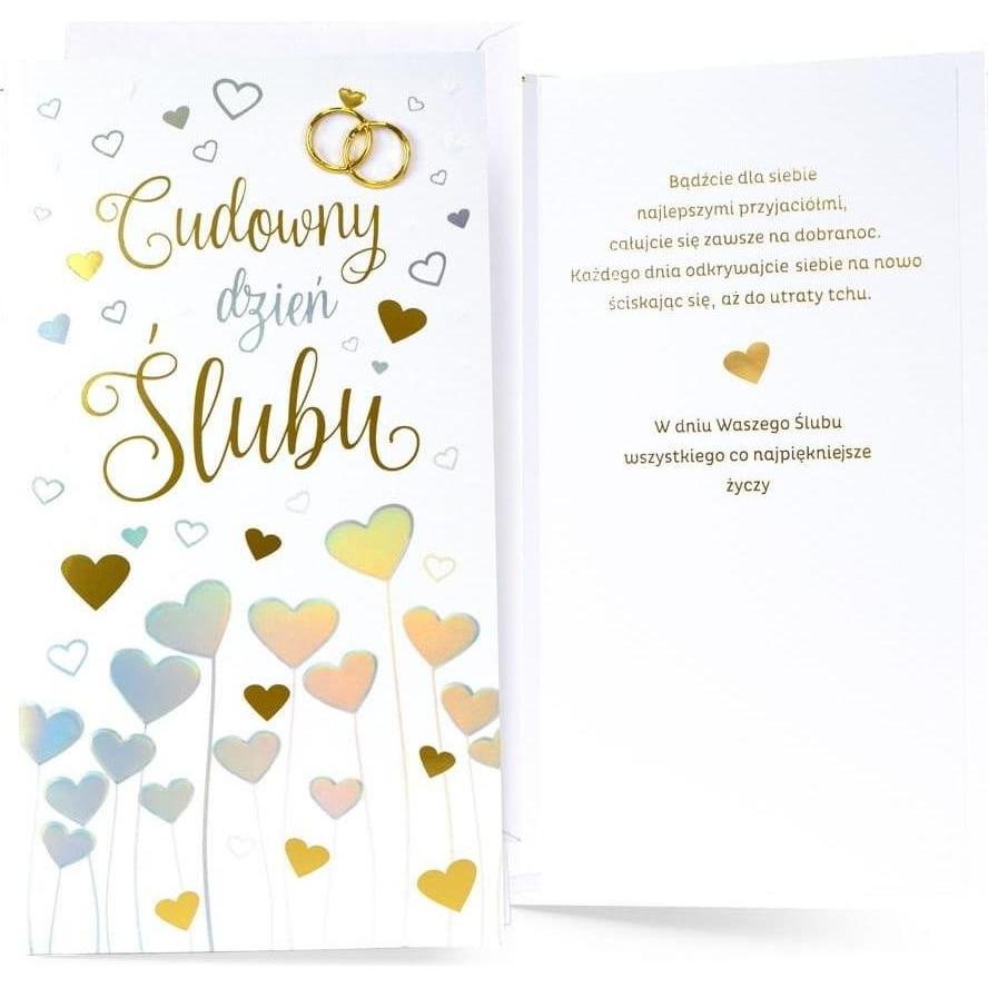 Kukartka, Biglietto di auguri + Carta da lettere, Hochzeitskarte (1 pz.)