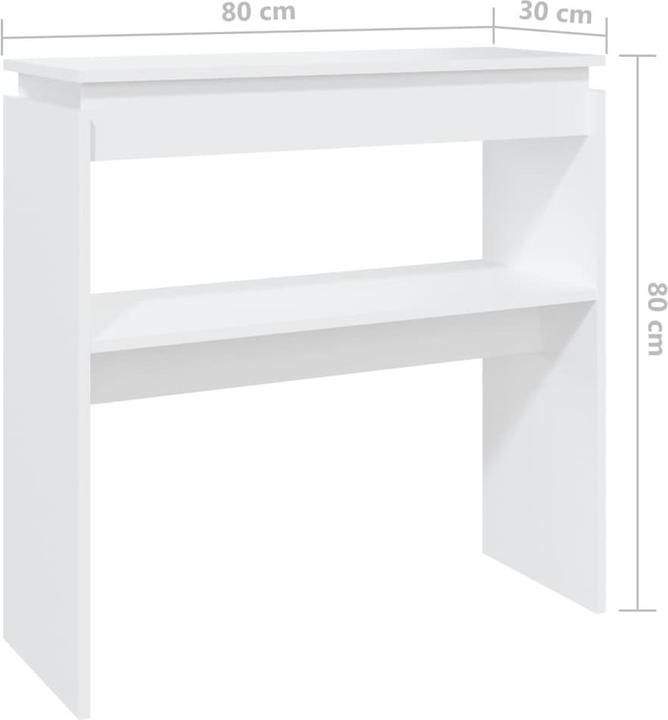 Image du produit vidaXL Konsolentisch (30 x 80 x 80 cm)