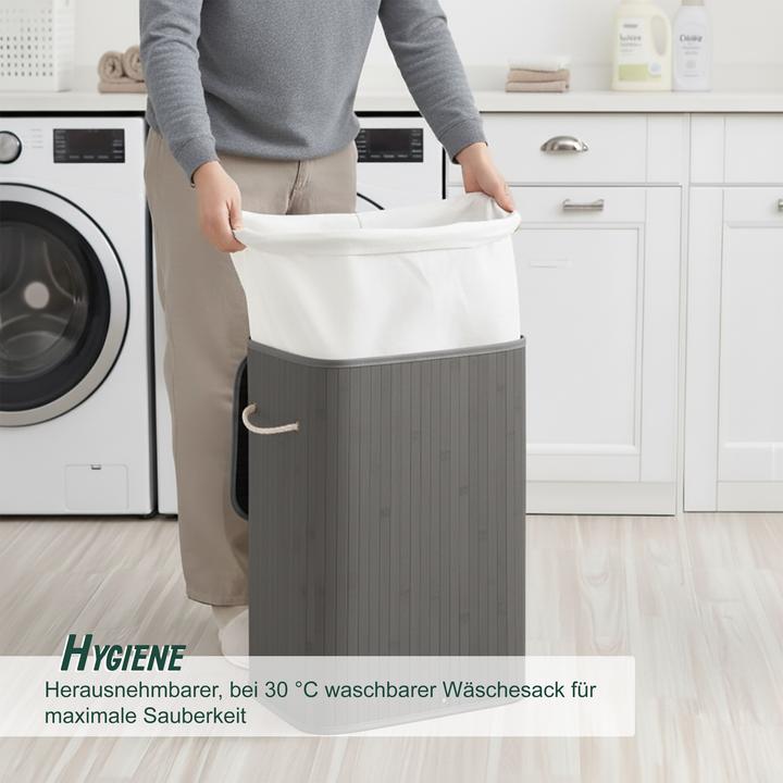 Actual product image Relaxdays laundry bin (80 l)