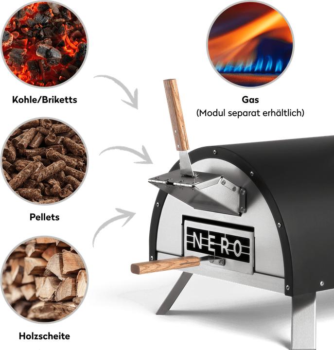 Immagine prodotto Burnhard Nero (Legno del forno per pizza)