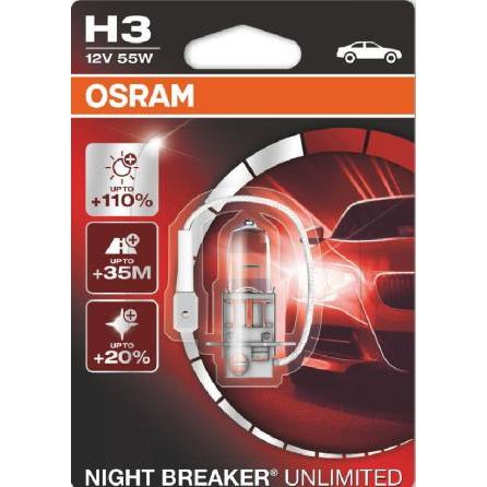 Osram, Illuminazione auto, Interruttore notturno illimitato (H3)