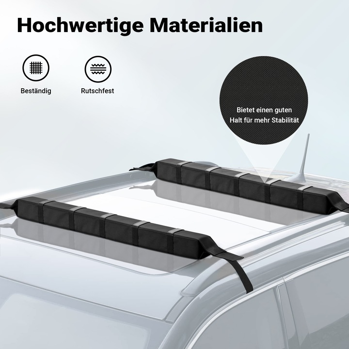 Produktbild Wiltec Dachgepäckträger 113x10x8cm Auto 75kg Dachträger Gepäckträger Kanu Kajak