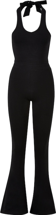 Actual product image Urban Classics Ladies stretch interlock halterneck jumpsuit - 71405 (4XL)