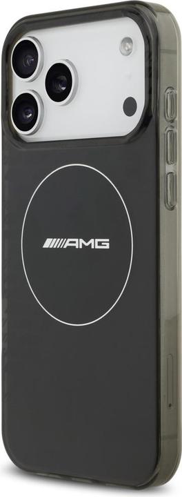 Actual product image Mercedes Case AMG Double Layer Transparent Smocked MagSafe for iPhone 17 Pro Max black (Apple iPhone 17 Pro Max)