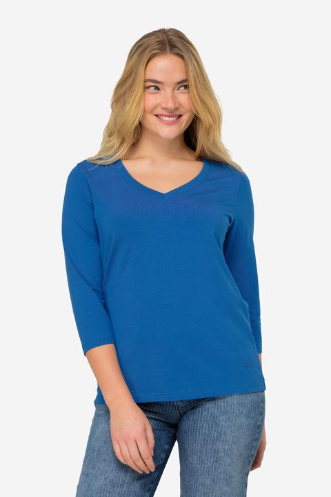 Produktbild Laurasøn Basic-Shirt, V-Ausschnitt, 3/4-Arm, OEKO-TEX Made in Green (M)