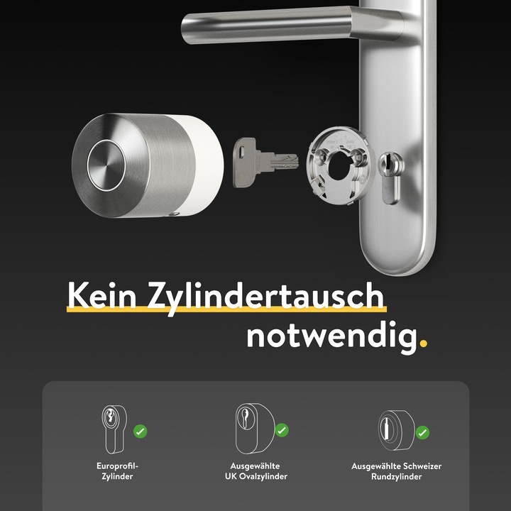 Produktbild Nuki Smart Lock Pro CH-Zylinder (5th Gen) (Smartphone)
