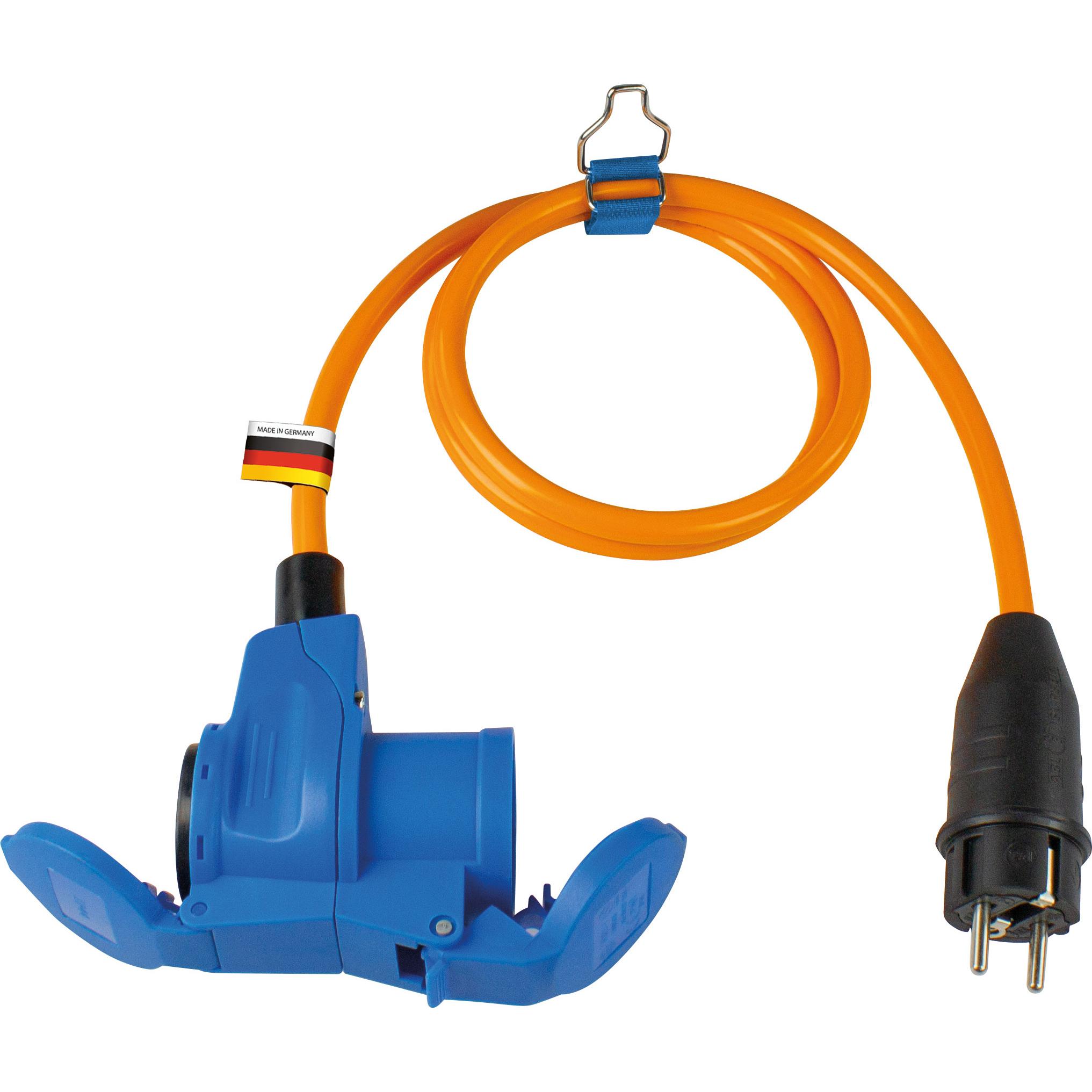 Thumbnail - As - Schwabe, Verlängerungskabel, Camping Schutzkontaktsteckerstecker Adapterleitung (1.50 m, CEE 7/3, CEE)