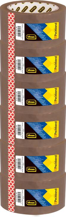 Actual product image Idena Packband geräuscharm braun 5cmx66m (50 mm)