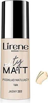 Actual product image Lirene City Matt Fluid Matt-Smoothing Face 203 Bright 30Ml