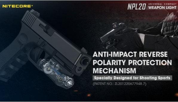 Actual product image Nitecore Weapon light NPL20 460 lm (6.45 cm, 460 lm)