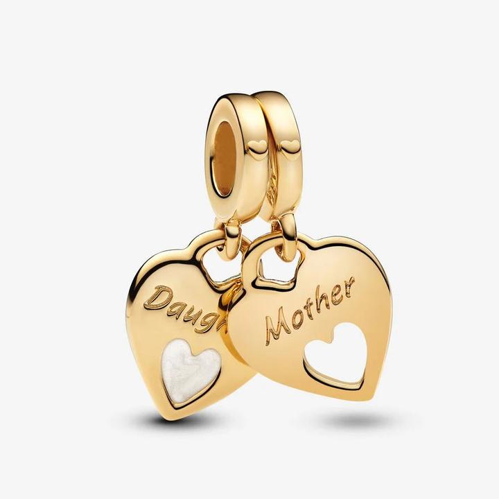 Image du produit Pandora Moments Mère & Fille Pendentif Doré (Émail)