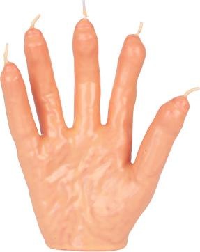 Produktbild Amscan Kerze handförmig mit Bluteffekt 16 cm (6 x)