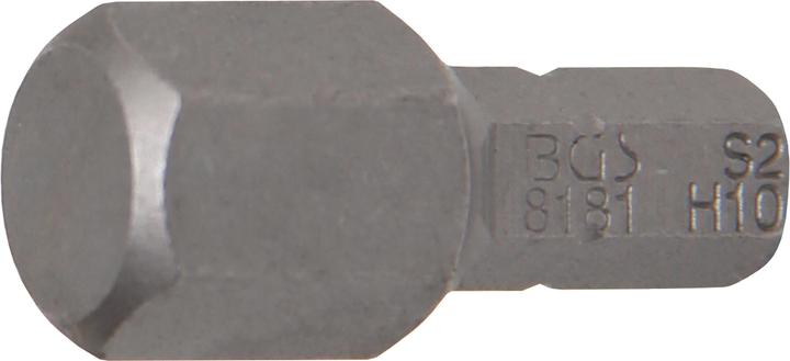 Actual product image BGS Bit | 6.3 mm (1/4") Drive | internal Hexagon 10 mm (6.3 mm)