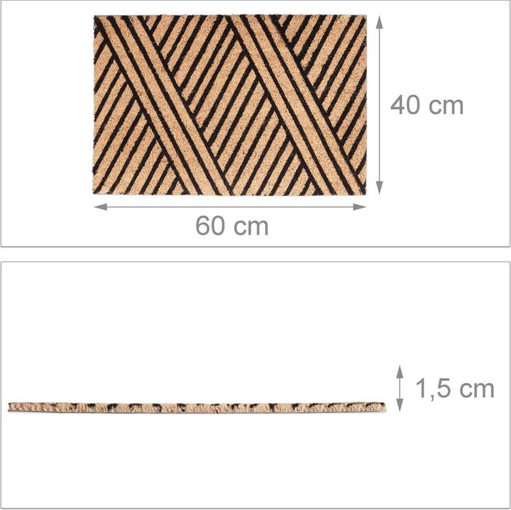 Produktbild Relaxdays Streifen (60 x 40 x 1.5 cm)