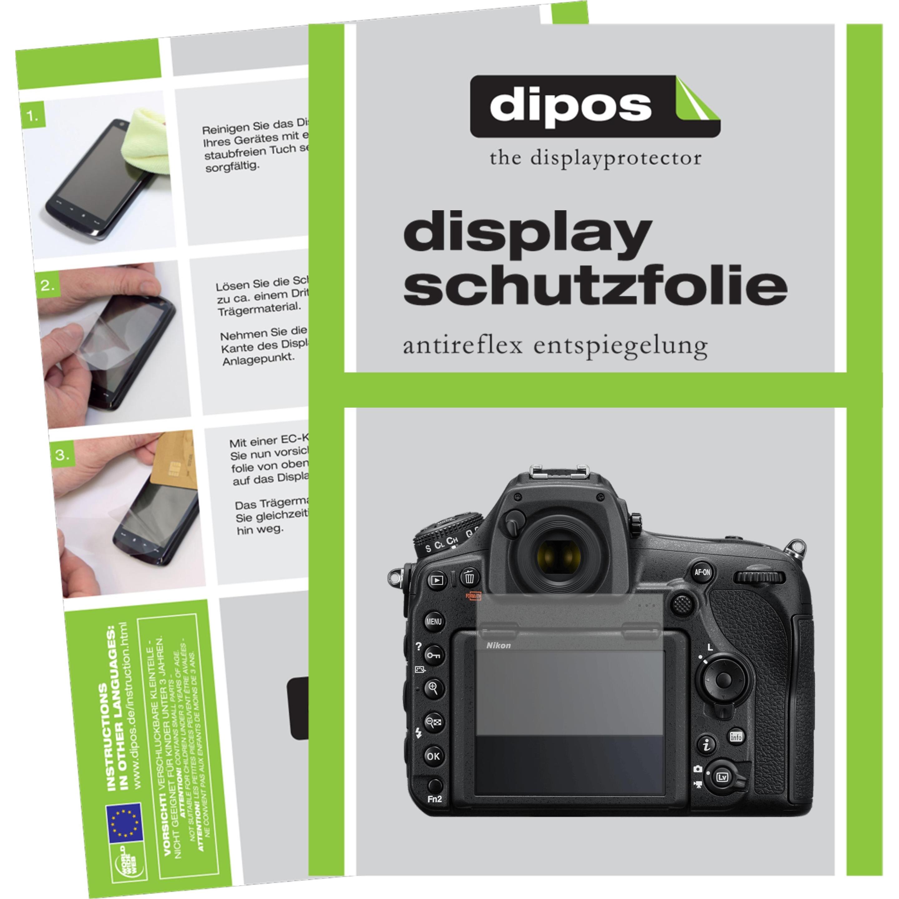 Dipos Displayschutzfolie Antireflex (Displayschutz, Nikon D850), Kameraschutz, Transparent