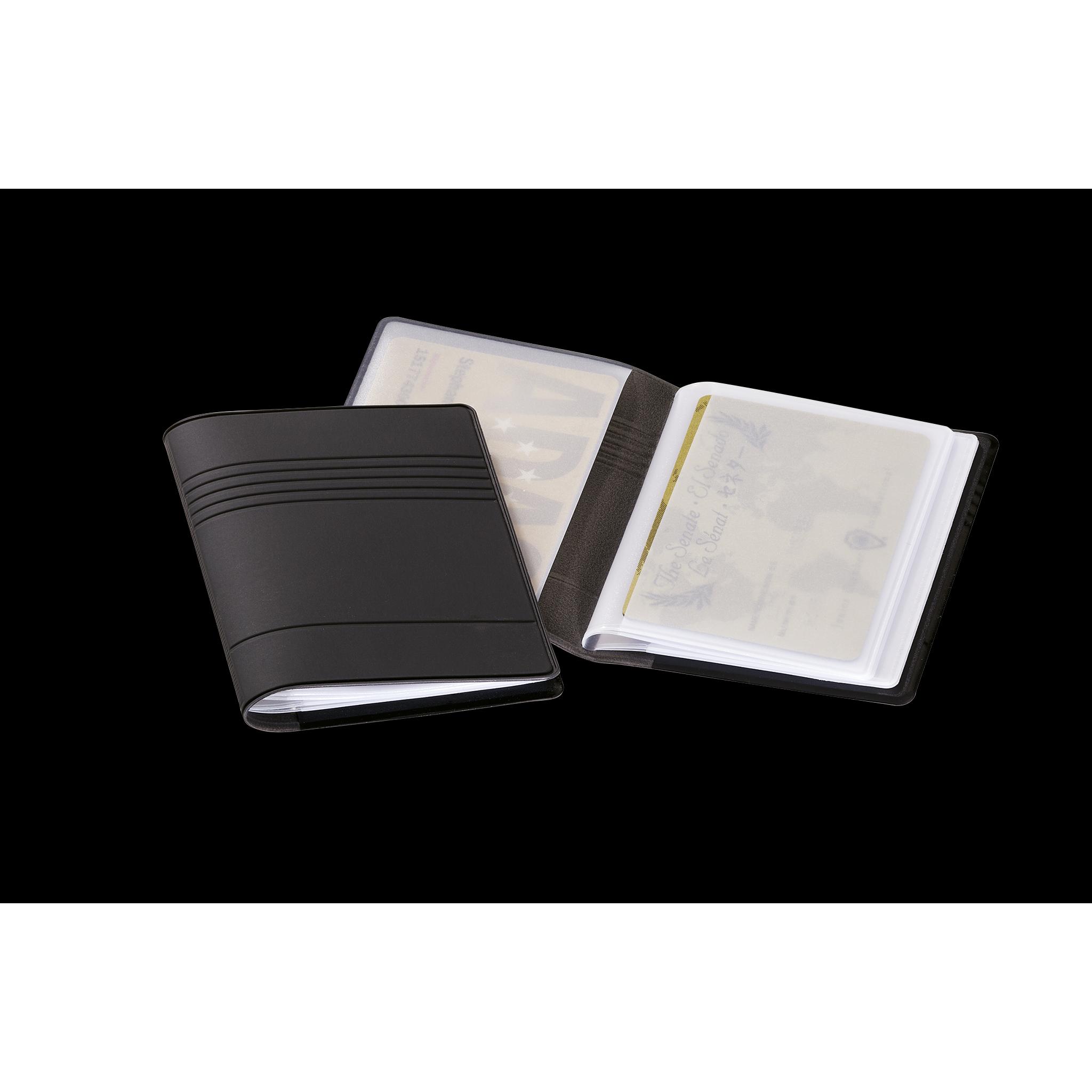 Thumbnail - Durable, Kartenaufbewahrung, 239458 Visitenkartenhalter Holzkohle (54 x 85 mm)