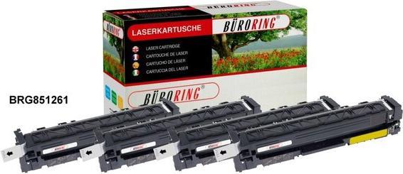Actual product image Büroring Value pack toner cartridge, replaces HP CF410A, CF411A, CF412A, CF413A, 4 x approx. 3,400 pages,