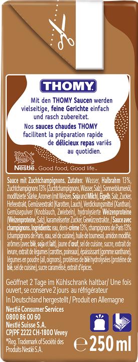 Produktbild THOMY Champignons Sauce (250 g, 1 Stk.)
