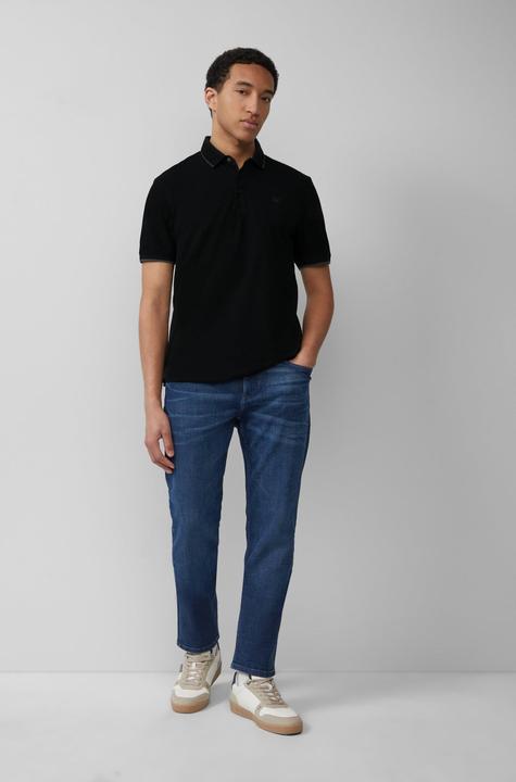 Produktbild S.Oliver Polo-Shirt Sportives Piqué-Poloshirt mit Kontrast-Details (M)