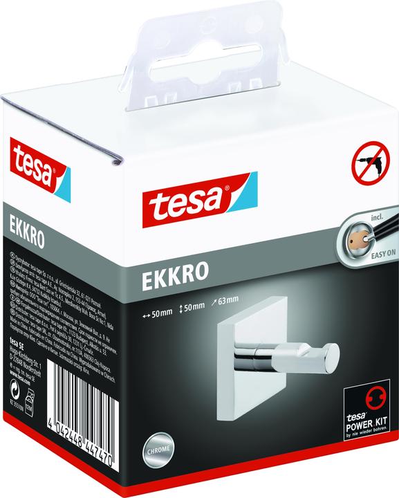 Produktbild tesa EKKRO Mantelhaken inkl. Klebelösung ohne Bohren
