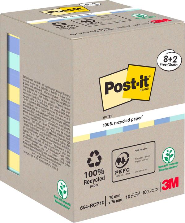 Image du produit Post-it Bloc-notes (76 x 76 mm)