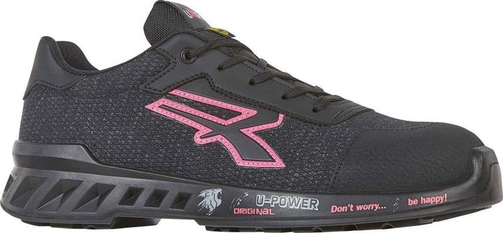 Upower Shoes Michelle Grey Fuchsia Low Number (S1P, 35)