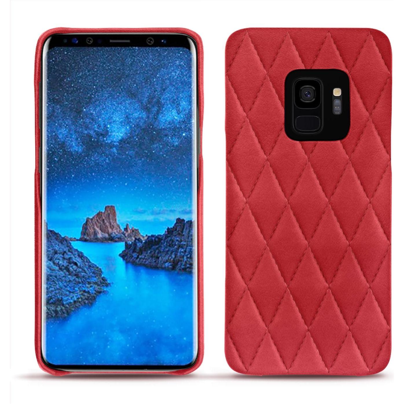 Thumbnail - Noreve Lederschutzhülle (Samsung Galaxy S9+), Smartphone Hülle, Rot