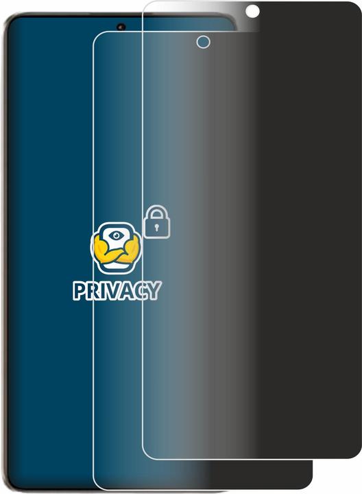 Actual product image BROTECT Anti-spy privacy film Blue light protection film (2 Piece, Xiaomi Poco F6)
