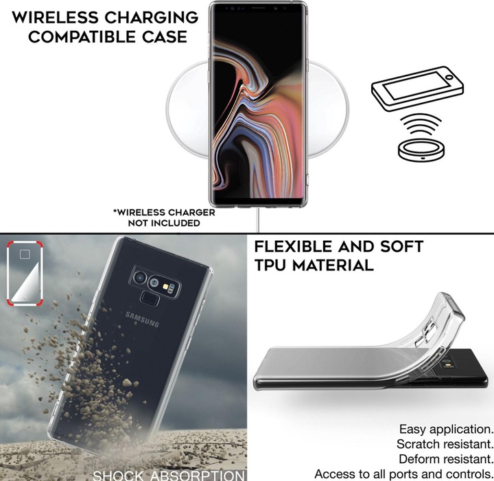 Actual product image Nalia Mobile phone cover (Samsung Galaxy Note 9)