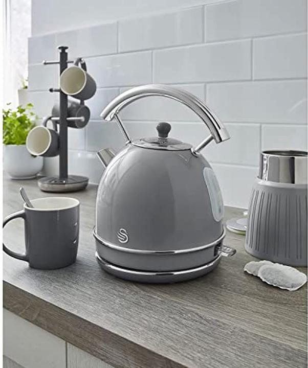 Productafbeelding Swan Retro Set Ontbijtketel Grijs (1.80 l)