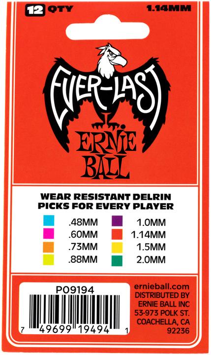 Produktbild Ernie Ball Everlast (12 x, 1.14 mm)