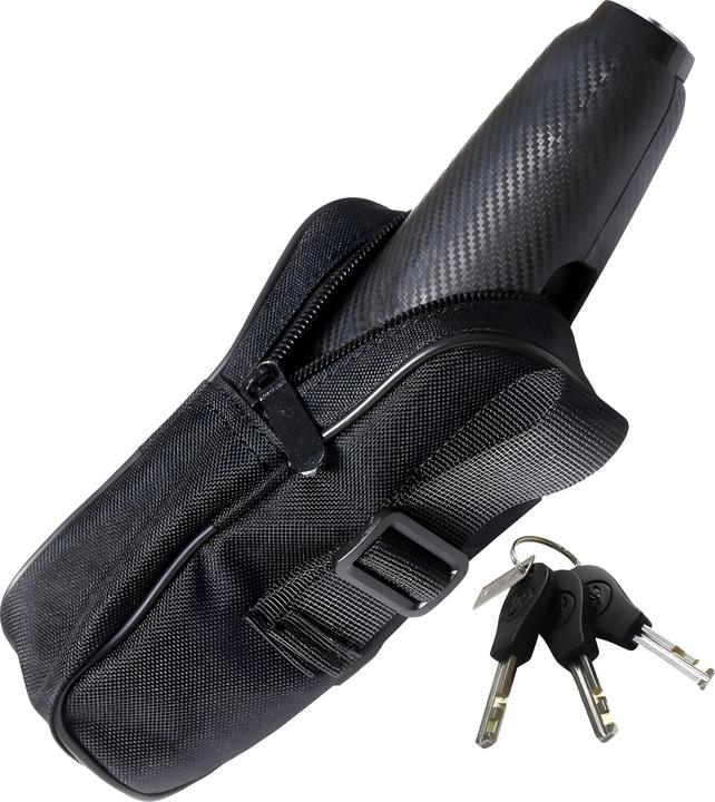 Actual product image KH Security Two-wheel lock with alarm (38 cm)