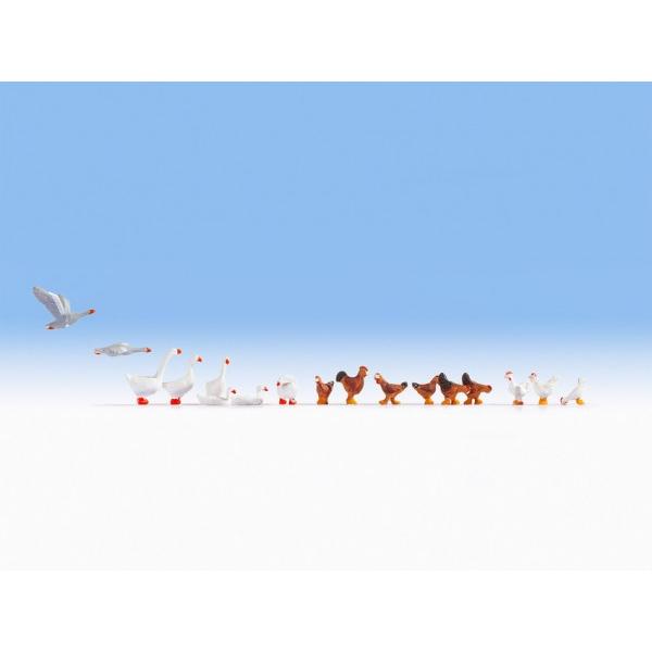 Thumbnail - Noch 15772 H0 Figuren Hühner und Gä